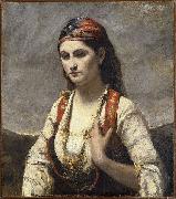 Jean-Baptiste Camille Corot Young Woman of Albano France oil painting artist